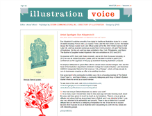 Tablet Screenshot of illustrationvoice.com